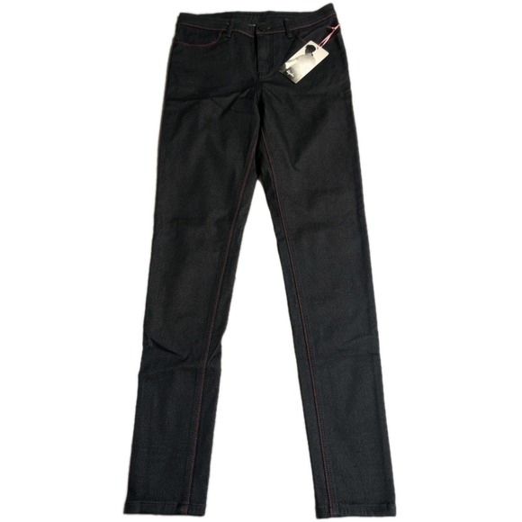 Rapha Denim - Rapha Womens Cycling Jeans W28 L29 Dark Wash Stretch‎ Reflective Commuter